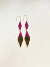 Load image into Gallery viewer, Clementine Beaded  Drop Earrings C2
