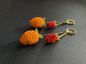 Salmonberry Earrings 3187