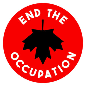 End the Occupation sticker