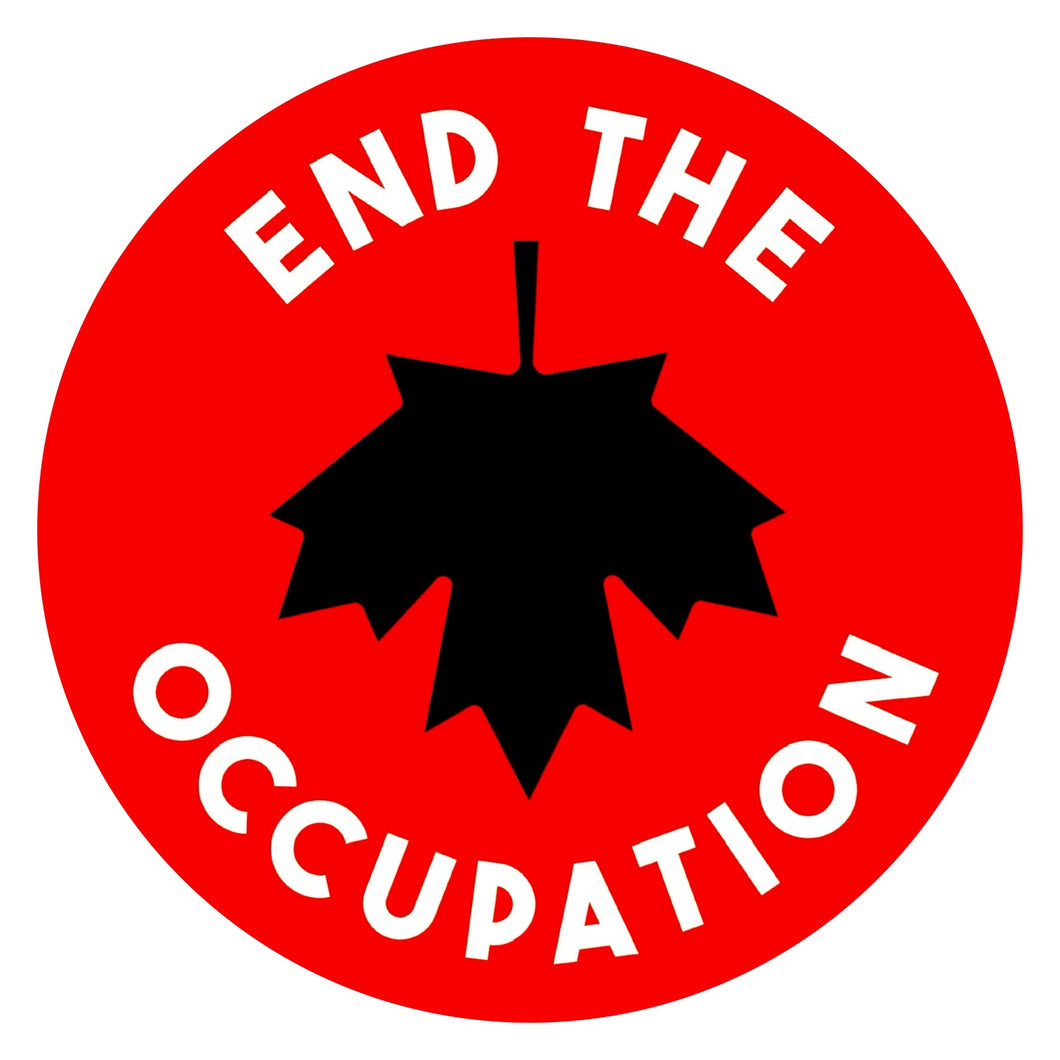 End the Occupation sticker