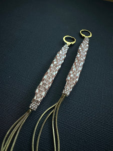 Beaded  Drop Earrings 3708