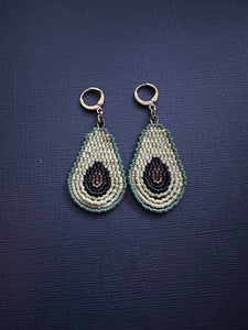 Avocado Drop Earrings 3711