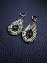 Load image into Gallery viewer, Avocado Drop Earrings 3711
