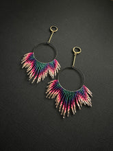 Load image into Gallery viewer, Beaded Fringe/Drop/Hoop Earrings 3734
