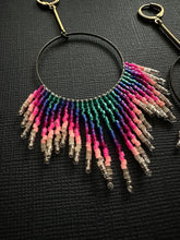 Load image into Gallery viewer, Beaded Fringe/Drop/Hoop Earrings 3734
