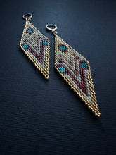 Load image into Gallery viewer, Beaded Drop Earrings 3749
