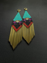 Load image into Gallery viewer, Beaded Fringe Earrings 3051
