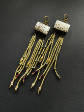 Load image into Gallery viewer, Beaded Fringe Earrings 3076
