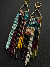 Load image into Gallery viewer, Beaded Fringe Earrings 3080
