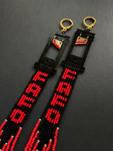 Load image into Gallery viewer, Beaded FAFO Fringe Earrings 3178
