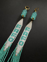 Load image into Gallery viewer, Beaded FAFO Fringe Earrings 3180
