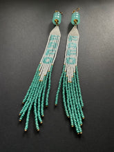 Load image into Gallery viewer, Beaded FAFO Fringe Earrings 3180
