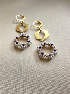 Beaded Drop Earrings 3235