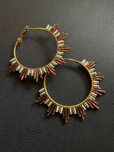 Load image into Gallery viewer, Art Deco Hoops 3320
