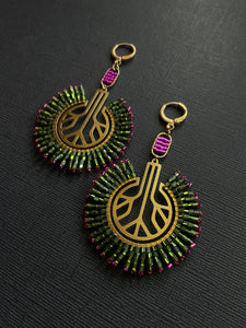 Beaded Drop Earrings 3673